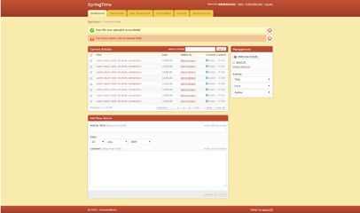 atomios7風格cms管理模板 atomadmin免費下載 后端模板 php中文網源碼